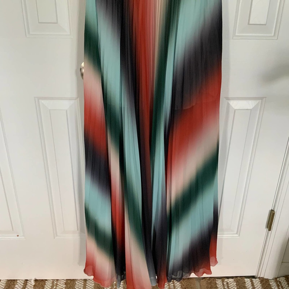 AMUR Janet Stripe Gown Size 14 - Picture 6 of 9